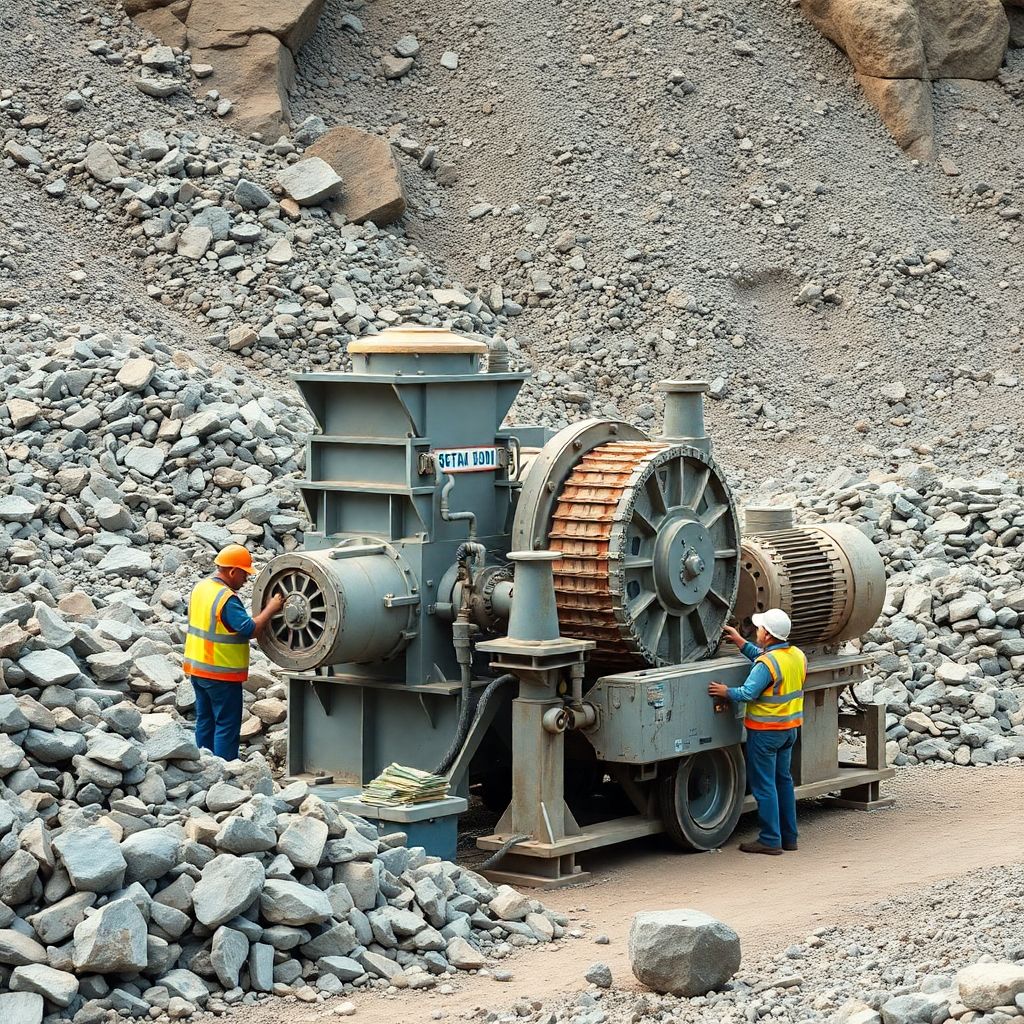 Molino Pulverizador de Rocas